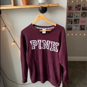comfy maroon PINK sweater